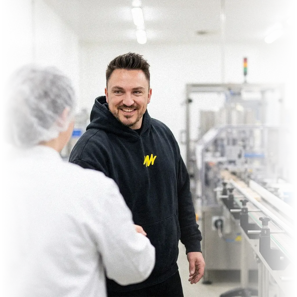 MAD Team im Austausch in der Produktion