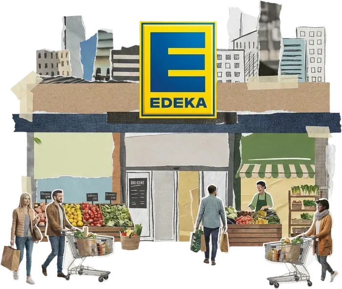 EDEKA Markt Illustration